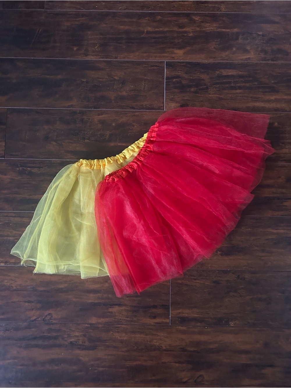 NWOT Red & Yellow 3-Layer Tutu Bundle One Size